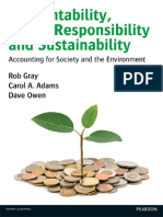 Gray, Rob - Accountability, Social Responsibility and Sustainability PDF