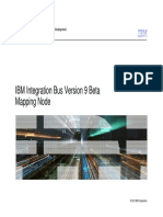 IBM Integration Bus Version 9 Beta Mapping Node