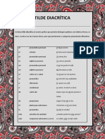 Tilde Diacritica Actividades y Juegos Ejercicios de Gramatica Guias 5