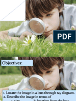 Compare Object and Image Characteristics Using Lens Ray Diagrams