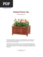 Redwood Planter Box: Plans & Instructions