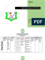 Plan de Area Artistica