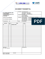 Document Transmittal Details