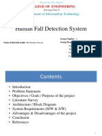 Human Fall Detection System: Department of Information Technology