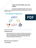 Pengertian Dan Ciri Zat Padat