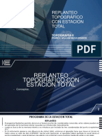 Replanteo Topografico Con Estacion Total