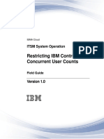 IBM Restricting Consurrent User Counts