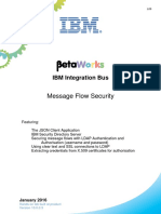 Message Flow Security: IBM Integration Bus