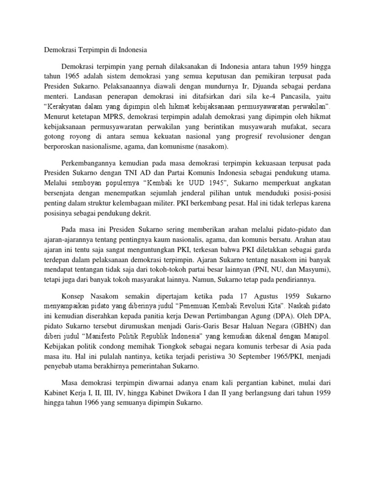 Dewan Perancang Nasional Masa Demokrasi Terpimpin