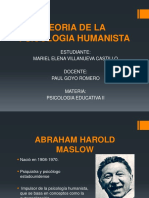 Teoria de La Psicologia Humanista