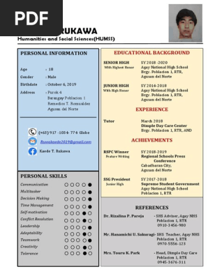 Resume Editable