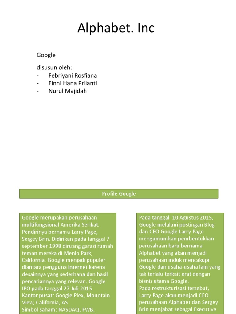 Alphabet Inc | PDF
