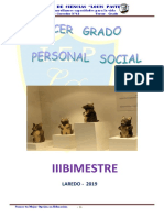 Personal Social de 3º Grado i Bimestre - Lady - 2014 (2)