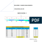 Calculo Del Area de La Sección Rio Huallchancca