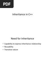 Inheritance in C++