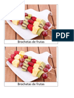 Brochetas de Frutas