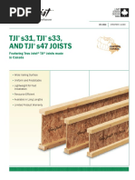 TJI Ceiling Joist Span Tables | PDF | Roof | Framing (Construction)