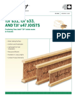 TJI s31, TJI s33, and Tji S47 Joists: Featuring Trus Joist TJI Joists Made in Canada