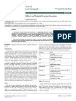 Family Medicine & Medical Science Research: Cabergoline (Dostinex) Effect On Weight Ovarian Function