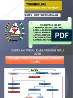 Kelompok 4 Distribusi & Metabolisme Toksikan