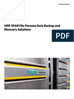 HPE 3 Par Persona Backup and Recovery Solution