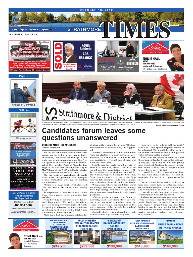 October 18, 2019 Strathmore Times | PDF | Cupcake