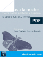 Poemas A La Noche - Rainer Maria Rilke