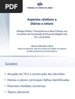 Aspectos relativos a diárias