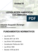 Unidad III - 1 Legislacion Ambiental Colombiana