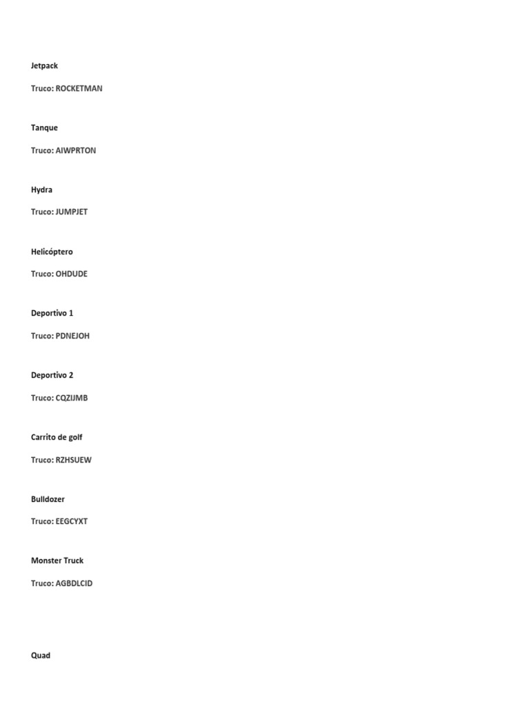 Claves Gta San Andreas PC PDF Ocio Deportes