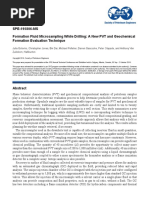 SPE-195806-MS Formation Fluid Microsampling While Drilling: A New PVT and Geochemical Formation Evaluation Technique