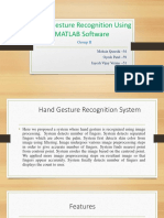 Hand Gesture Recognition Using MATLAB Software: Group II