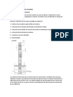 Construcción de columnas de concreto