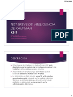 Test Breve de Inteligencia de Kaufman PDF