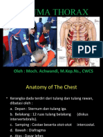 Trauma Thorax: Oleh: Moch. Achwandi, M.Kep - NS., CWCS