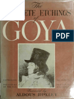 Aldous Huxley - The Complete Etchings of Goya-Crown Publishers (1943)