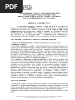 Revisado Edital Nº 20-2019 - Mestrado Profissional Em Educação