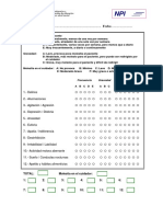 Inventario Neuropsiquiátrico