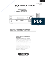 Onkyo HTR 570 Service Manual