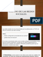 Mal Uso de Las Redes Sociales