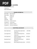 Jackylene S. Alovera: Personal Information