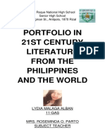 Portfolio in 21St Century Literature From The Philippines and The World