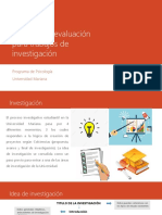 Socialización Documentos de Investigación