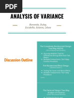 Group 2 - Chap 11 Analysis of Variance