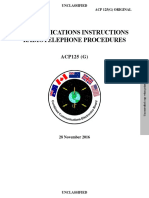 Communications Instructions Radiotelephone Procedures: ACP125 (G)