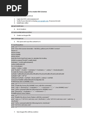 Cisco iou keygen python code