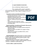 Idealul, Scopul Si Finalitatile Educatiei Fizice: Modelelor Culturale Afirmate La Scara Sociala