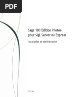 Edition Pilotee Version SQL Server