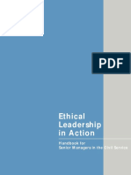 Ethical Leadership in Action: Handbook For Senior Managers in The Civil Service