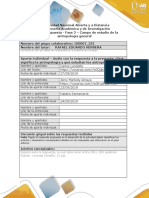 Formato Respuesta - Fase 2 - La Antropología y Su Campo de Estudio